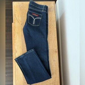 Vintage Jordache Horse Head Jeans Size Small /25 Dark Wash.